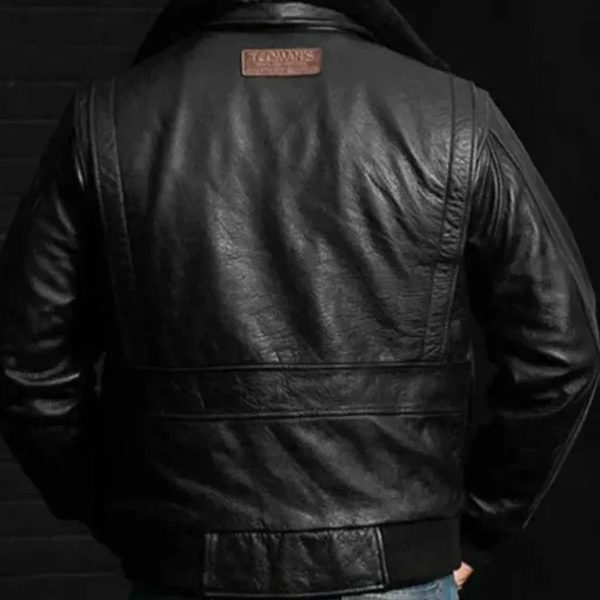 Air Force G1 Paratrooper Full Grain Black Flighter Jacket