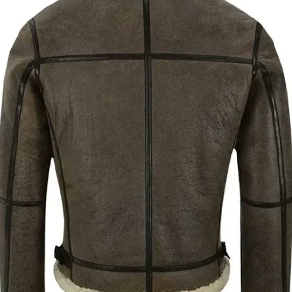 Air Force SF Flying Vincent Brown Leather Bomber Jacket