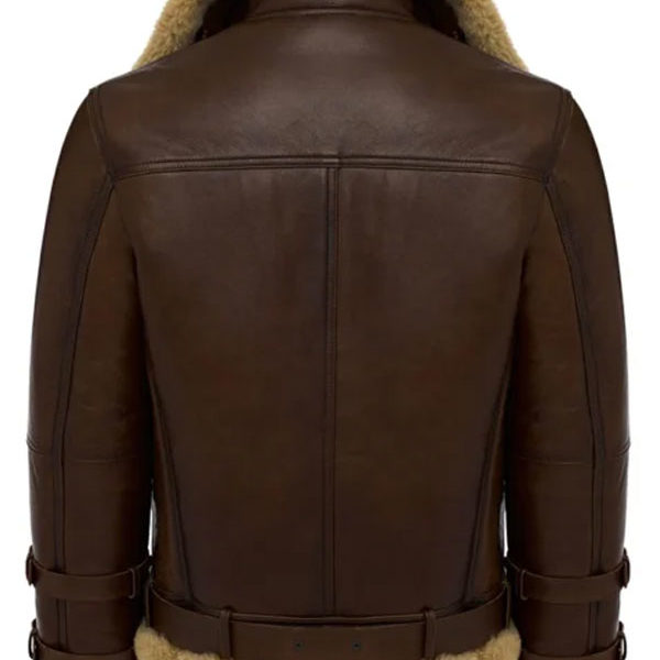 Aviator RAF SF Douglas Brown Leather Shearling Jacket