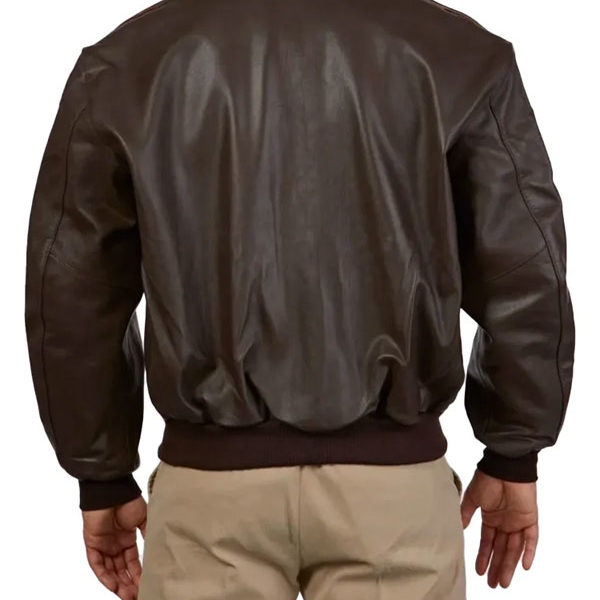 Distressed Aviator A2 Cockpit Brown Real Leather Jacket