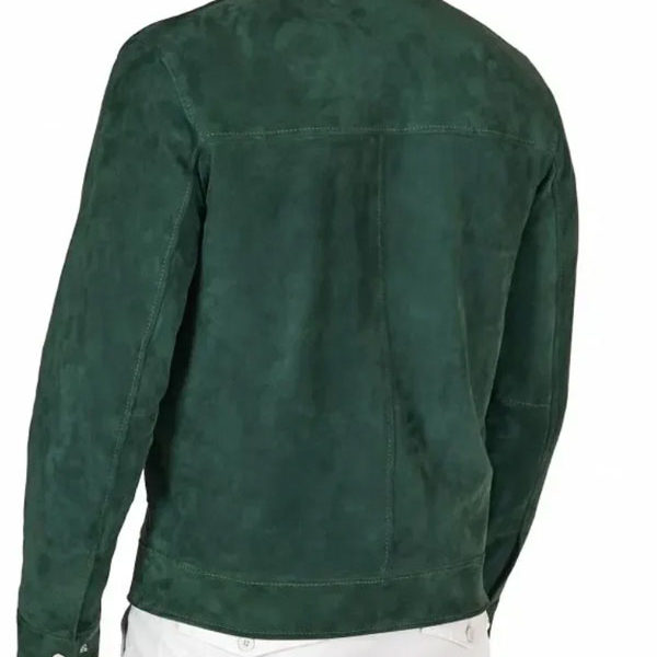 Men's Aviator A2 Vintage Green Premium Suede Leather Jacket