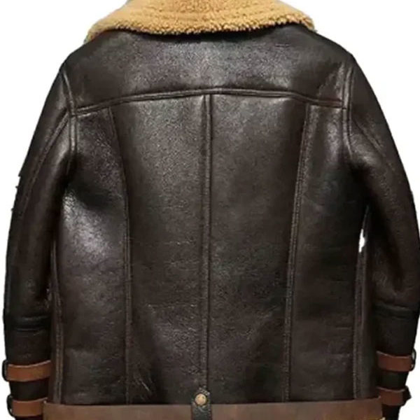 Ronald SF Brown Shearling Genuine Leather Jacket