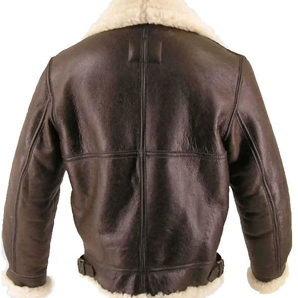 SF Aviator Thomas Brown Shearling Leather Bomber Jacket