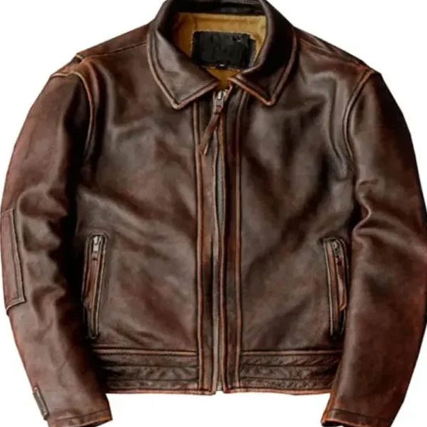 The Adventure Bound Brown Real Leather Jacket