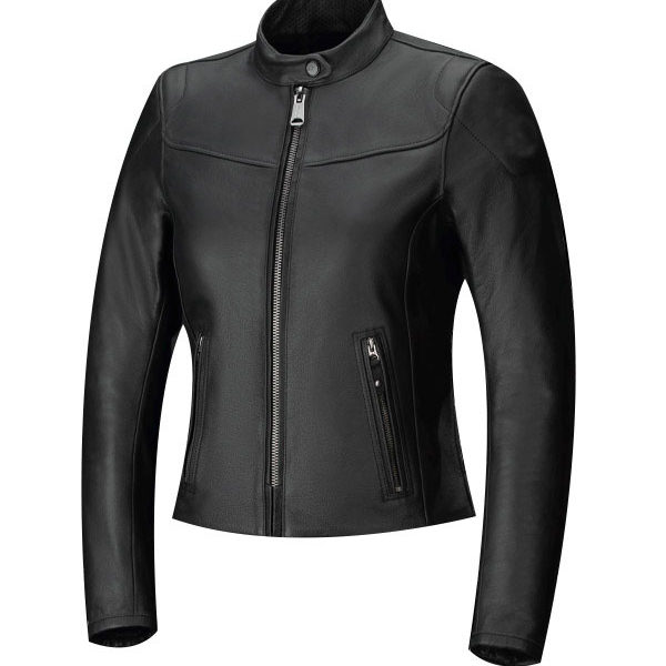 Women’s Slimfit Cowhide Black Biker Leather Jacket